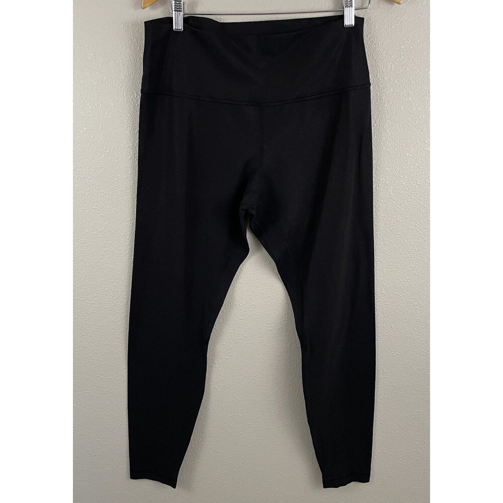 Lululemon Womens 14 Align High Rise 28” Shimmer Black Nulu Legging